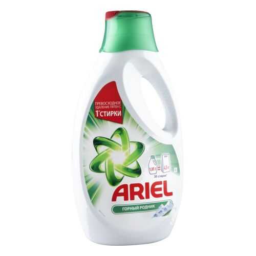 Гель для стирки Ariel горный родник 1.9 л в Керхер