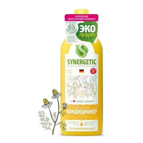 Кондиционер для белья Synergetic цветочная фантазия 1000 мл в Керхер