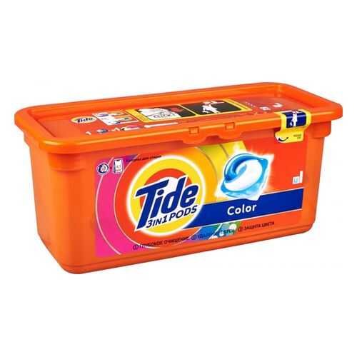 Жидкость для стирки Tide в растворимых капсулах color 30*24.8 г в Керхер
