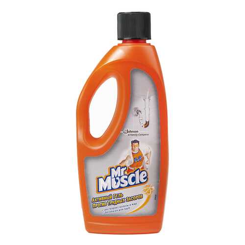 Средство для очистки труб и сливов Mr.Muscle активный гель 500 мл в Керхер
