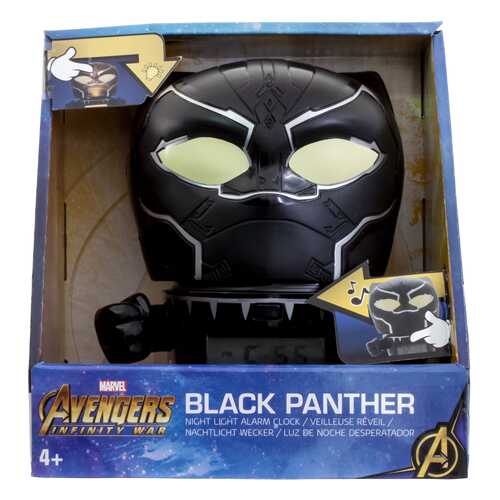Будильник BulbBotz Marvel, минифигура Black Panther (Черная пантера) 14 см 2021449 в Керхер