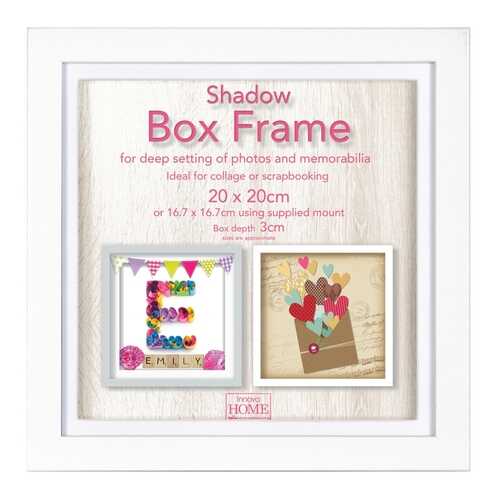 Фоторамка Innova ''Shadow Box White'' 20x20 см (окно 17x17 см) в Керхер