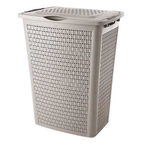 Корзина для белья 50л Rotho Country 57,5x45x34см, цвет белый в Керхер