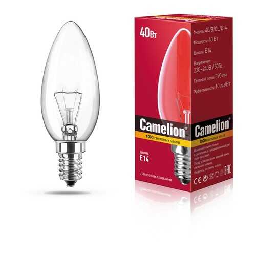Лампа накаливания Camelion свеча прозрачная 40W E14 в Керхер