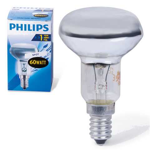 Лампа накаливания PHILIPS Spot NR50 60W E14 30° в Керхер