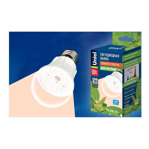 Лампа светодиодная для растений (UL-00001820) E27 10W LED-A60-10W/SPFR/E27/CL PLP01WH в Керхер