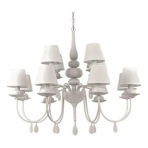 Люстра подвесная Ideal Lux Blanche SP12 Bianco в Керхер