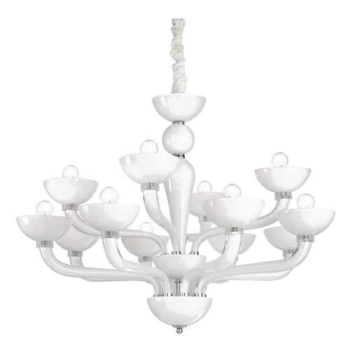 Люстра подвесная Ideal Lux Casanova SP12 Bianco в Керхер