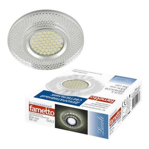 Встраиваемый светильник Fametto Luciole DLS-L154 GU5.3 GLASSY/CLEAR 3D в Керхер