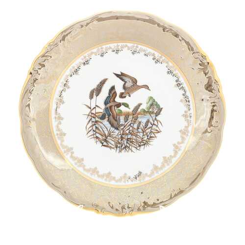 Блюдо круглое Sterne porcelan Охота Бежевая 30 см в Керхер
