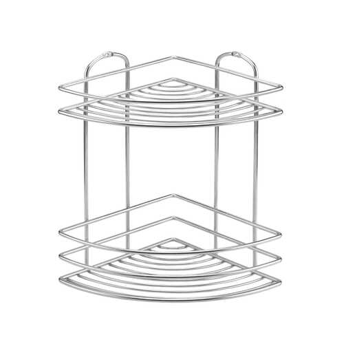 Полка в ванную TEKNO-TEL угловая BK022SSM 2 яруса 20х20х28 в Керхер